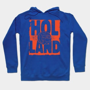 Vintage Holland Football Oranje Netherlands Hoodie